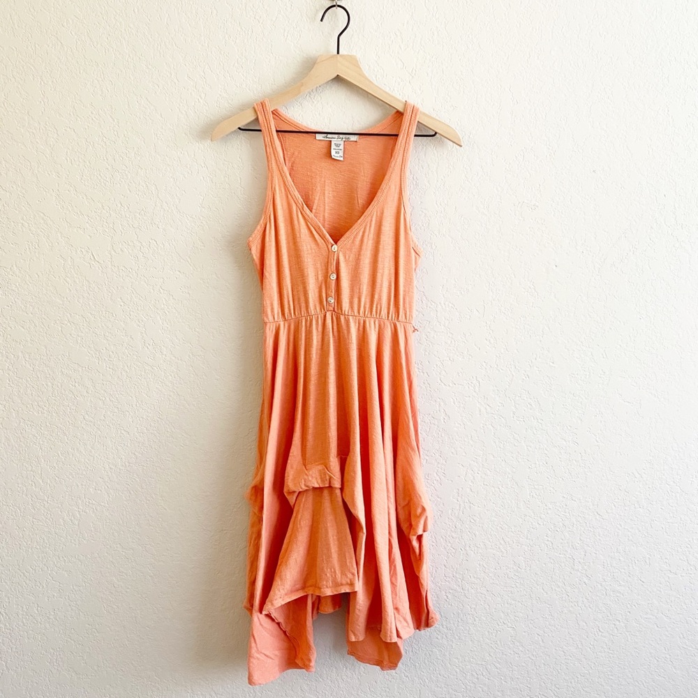 American Rag Hi-low Ruffled Hem Asymmetrical Dress